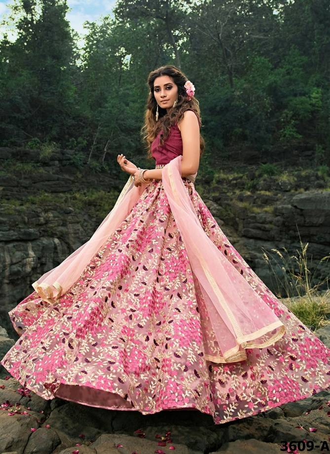 Euphoria Vol 4 Latest Fancy Designer Heavy Wedding Wear Pure Soft Net Sequins Thread Zari Work Lahenga Choli Collection